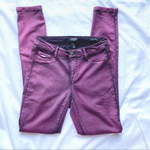 Nine West Purple Jessica Jeggings